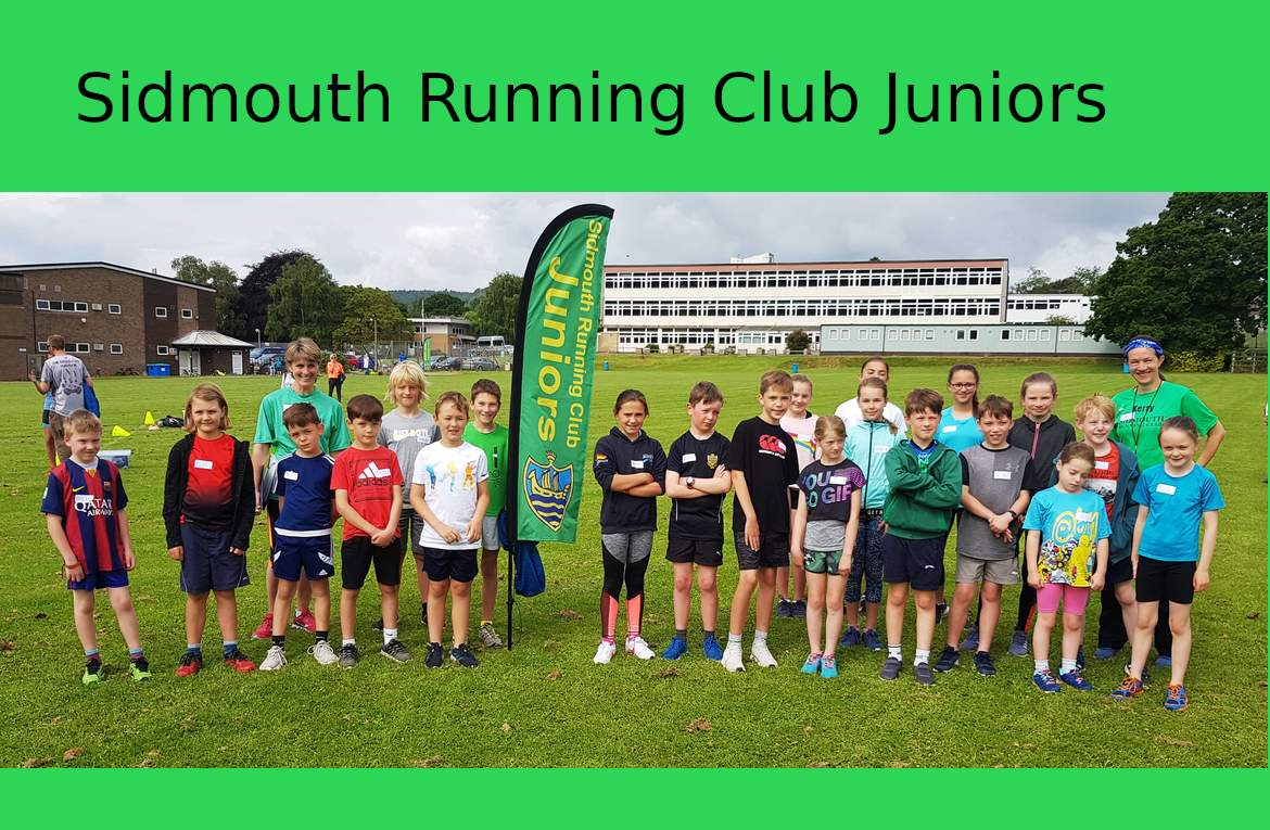 The First Sidmouth Running Club Juniors Group Gets Underway.