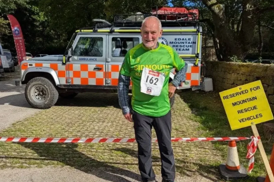 Sidmouth Running Club, Jim Hudson took part in the Jurassic coastal walk